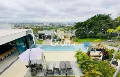 Sobrado à venda, 640 m² por r$ 6.850.000,00 - residencial parque mendanha - goiânia/go