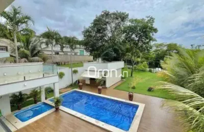 Sobrado à venda, 520 m² por r$ 5.490.000,00 - portal do sol mendanha - goiânia/go