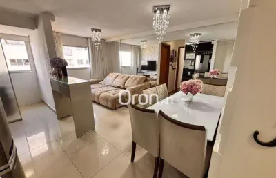 Apartamento com 2 dormitórios à venda, 59 m² por r$ 450.000,00 - vila rosa - goiânia/go