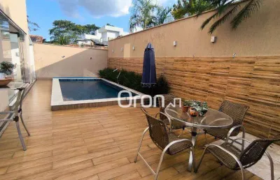 Sobrado à venda, 350 m² por r$ 3.200.000,00 - jardins madri - goiânia/go