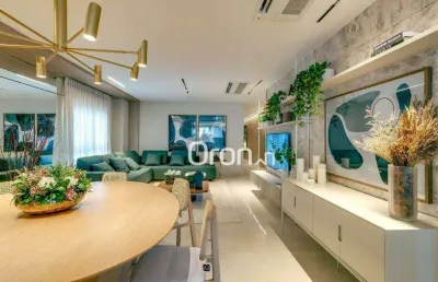 Apartamento com 3 dormitórios à venda, 194 m² por r$ 2.365.000,00 - setor marista - goiânia/go