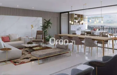 Apartamento com 4 dormitórios à venda, 221 m² por r$ 2.417.000,00 - setor oeste - goiânia/go