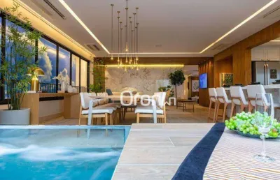 Apartamento com 4 dormitórios à venda, 205 m² por r$ 2.407.000,00 - setor marista - goiânia/go