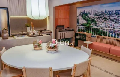 Apartamento com 2 dormitórios à venda, 65 m² por r$ 592.000,00 - setor bueno - goiânia/go