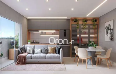 Apartamento com 2 dormitórios à venda, 60 m² por r$ 529.000,00 - parque amazônia - goiânia/go