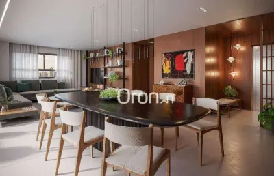Apartamento com 4 dormitórios à venda, 217 m² por r$ 2.670.000,00 - setor marista - goiânia/go