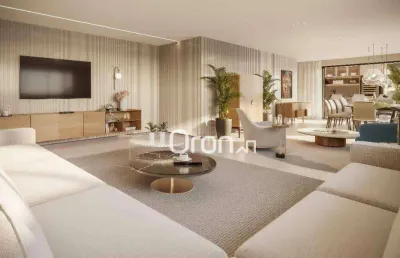 Apartamento com 4 dormitórios à venda, 217 m² por r$ 3.084.000,00 - setor marista - goiânia/go