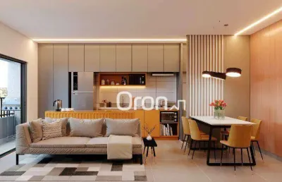 Apartamento com 3 dormitórios à venda, 75 m² por r$ 692.000,00 - setor bueno - goiânia/go