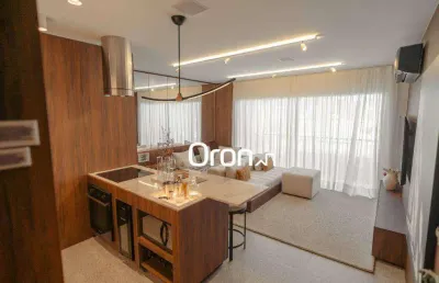 Flat com 1 dormitório à venda, 40 m² por r$ 460.000,00 - setor bueno - goiânia/go
