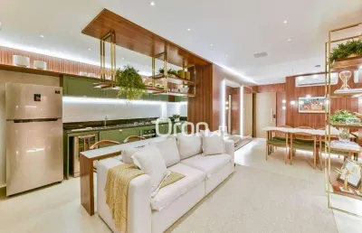 Apartamento com 2 dormitórios à venda, 65 m² por r$ 786.000,00 - setor bueno - goiânia/go
