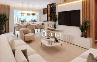 Apartamento com 3 dormitórios à venda, 87 m² por r$ 826.000,00 - setor oeste - goiânia/go