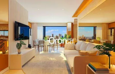 Apartamento com 3 dormitórios à venda, 77 m² por r$ 748.000,00 - parque amazônia - goiânia/go