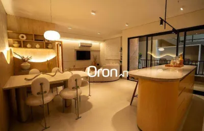 Apartamento com 2 dormitórios à venda, 62 m² por r$ 692.000,00 - setor bueno - goiânia/go