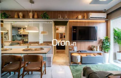 Apartamento com 2 dormitórios à venda, 43 m² por r$ 360.000,00 - jardim atlântico - goiânia/go