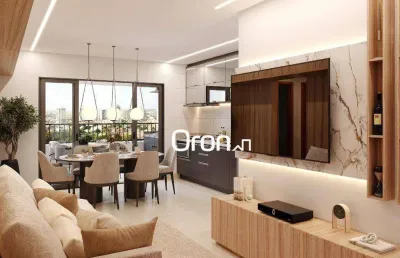 Apartamento com 2 dormitórios à venda, 60 m² por r$ 706.000,00 - setor marista - goiânia/go