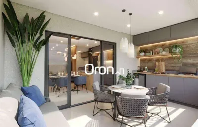 Apartamento com 3 dormitórios à venda, 82 m² por r$ 801.000,00 - setor marista - goiânia/go