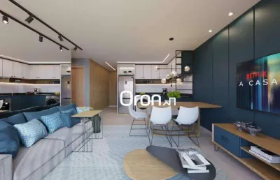 Apartamento à venda, 77 m² por r$ 809.000,00 - setor marista - goiânia/go