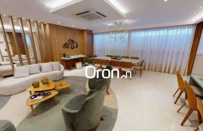 Apartamento com 3 dormitórios à venda, 227 m² por r$ 2.497.000,00 - setor marista - goiânia/go