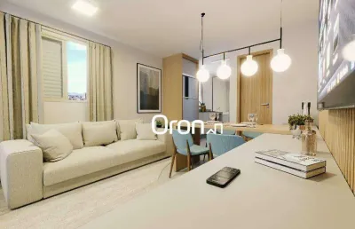 Apartamento com 1 dormitório à venda, 36 m² por r$ 317.000,00 - jardim planalto - goiânia/go