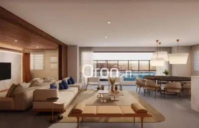 Apartamento com 4 dormitórios à venda, 251 m² por r$ 3.454.000,00 - setor marista - goiânia/go