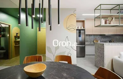 Apartamento com 1 dormitório à venda, 57 m² por r$ 497.000,00 - setor central - goiânia/go