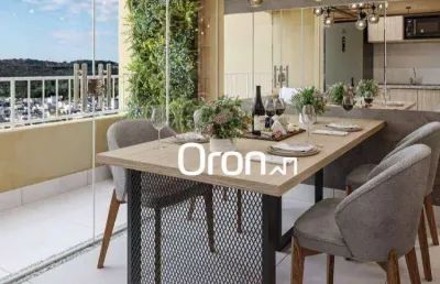 Apartamento com 3 dormitórios à venda, 75 m² por r$ 495.000,00 - parque oeste industrial - goiânia/go