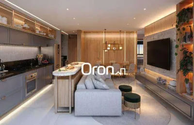 Apartamento com 2 dormitórios à venda, 75 m² por r$ 820.000,00 - setor bueno - goiânia/go