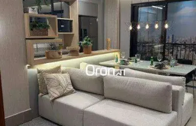 Apartamento com 2 dormitórios à venda, 64 m² por r$ 698.000,00 - parque amazônia - goiânia/go