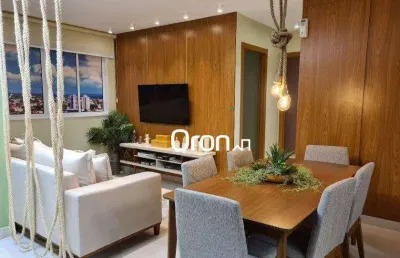 Apartamento com 2 dormitórios à venda, 51 m² por r$ 316.000,00 - vila rosa - goiânia/go