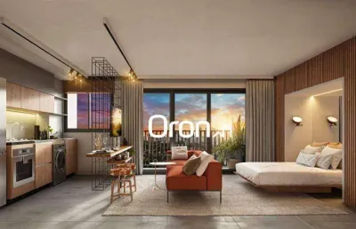 Flat com 1 dormitório à venda, 44 m² por r$ 530.000,00 - setor marista - goiânia/go