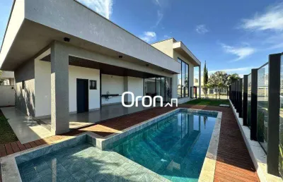 Casa com 3 dormitórios à venda, 285 m² por r$ 2.600.000,00 - portal do sol green - goiânia/go