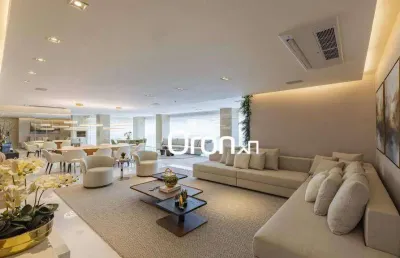 Apartamento mobiliado com 3 dormitórios à venda, 359 m² por r$ 4.500.000 - setor bueno - goiânia/go