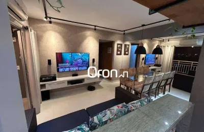 Apartamento com 2 dormitórios à venda, 54 m² por r$ 389.900 - parque amazônia - goiânia/go
