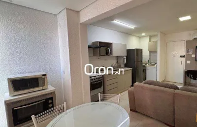 Flat com 1 dormitório à venda, 42 m² por r$ 519.000,00 - setor bueno - goiânia/go