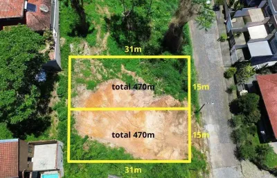 Terreno à venda na rua ursa maior, 488, escola agrícola, blumenau por r$ 430.000