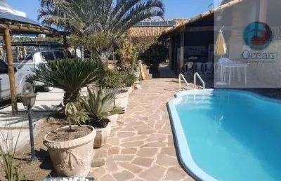 Ocean vende: jardim atlântico, casa, 3 quartos, sendo 1 suíte, piscina, área de lazer, sistema solar