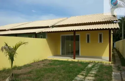 Ocean vende: maricá, condado, casa 3 quartos, sendo 1 suíte, cozinha americana, quintal.