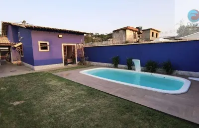 Ocean vende:  maricá, manu manuela, casa 2 quartos(1suíte), piscina, terreno anexo.