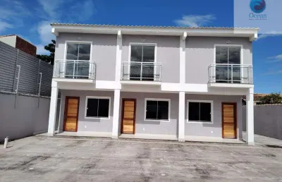 Ocean vende: itaipuaçu, casa 2 quartos, sendo 2suítes, porcelanato, blindex, prox. barroco.