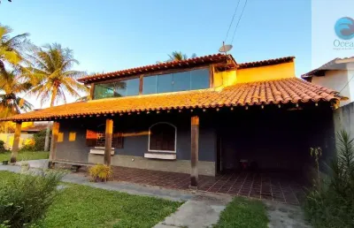 Ocean vende: itaipuaçu, casa 4 quartos, sendo 2suítes, piscina, churrasqueira, 1.056 m², 100 m praia
