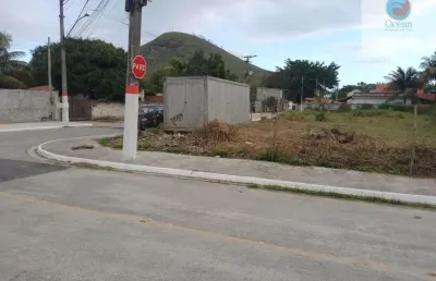 Ocean vende: marica, inoã, terreno esquina, 595m², plano, rua asfaltada, escritura/rgi.