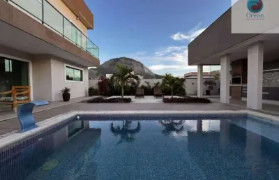 Ocean vende: maricá alphaville 1, casa 4 quartos, sendo 1 suíte +closet, área gourmet, piscina.