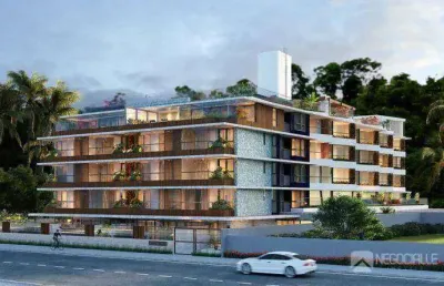 Apartamento com 2 dormitórios à venda, 61 m² por r$ 1.075.422 - cabo branco - joão pessoa/pb