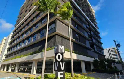 Sala, 48 m² - venda por r$ 780.000 ou aluguel por r$ 7.000/mês - tambaú - joão pessoa/pb