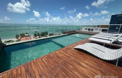 Apartamento com 3 dormitórios à venda, 105 m² por r$ 850.000,00 - camboinha - cabedelo/pb