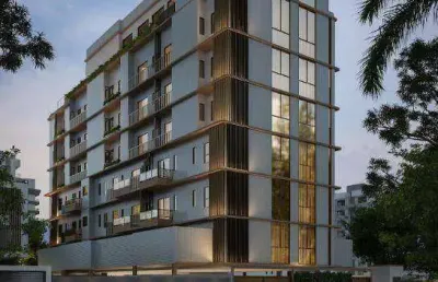Apartamento com 2 dormitórios à venda, 56 m² por r$ 415.990 - bessa - joão pessoa/pb