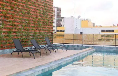 Apartamento com 1 dormitório à venda, 62 m² por r$ 720.000,00 - cabo branco - joão pessoa/pb
