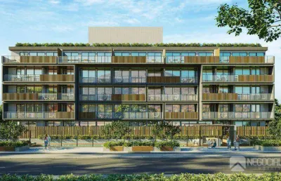Apartamento com 2 dormitórios à venda, 64 m² por r$ 907.263,01 - ponta de campina - cabedelo/pb