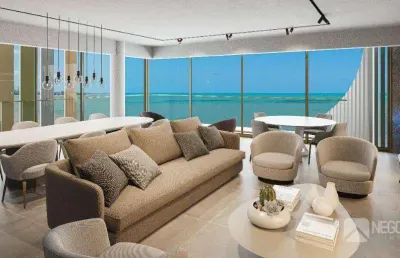 Apartamento com 3 dormitórios à venda, 149 m² por r$ 2.621.417,00 - cabo branco - joão pessoa/pb