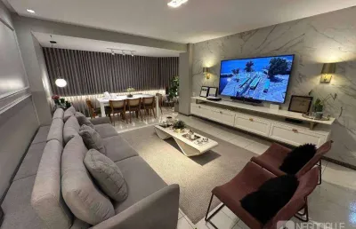 Apartamento com 4 quartos, sendo 3 suítes, à venda, 200 m² por r$ 1.200.000 - mirante - campina grande/pb